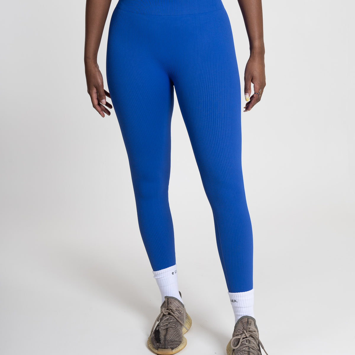 FORCE LEGGINGS - ROYAL BLUE men's compression leggings